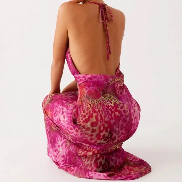 Peppermayo Exclusive Fantasy Maxi Dress‎ Lavender Lagoon Size 4 New With Tags - Picture 5 of 7